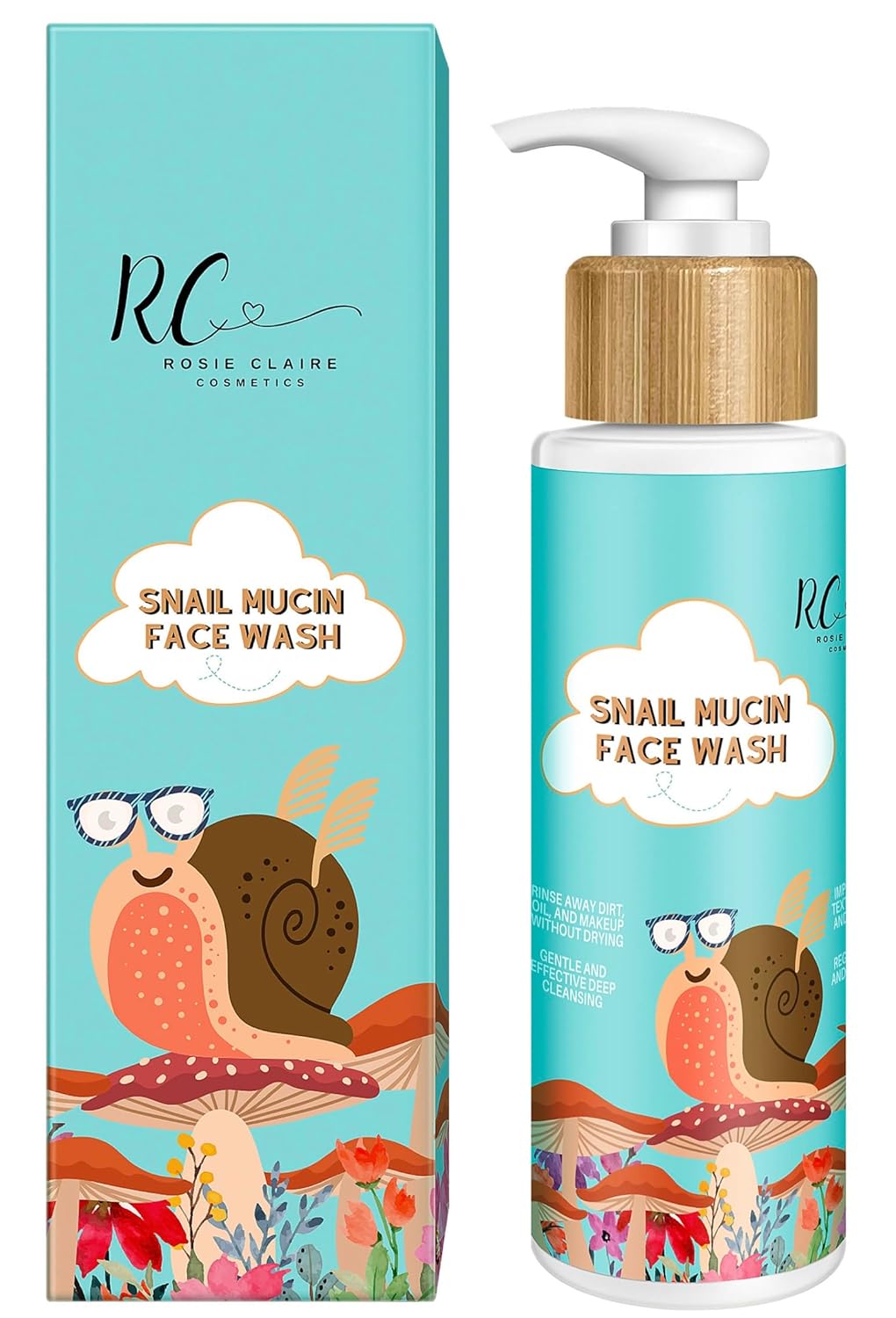 Rosie Claire Cosmetics Snail Mucin Face Wash