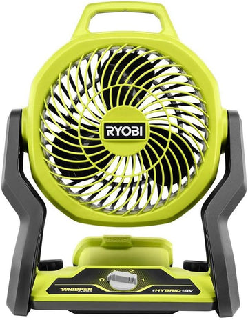 RYOBI ONE+ 18V WHISPER SERIES 7-1/2 in. Fan, GREEN (PCL811B)