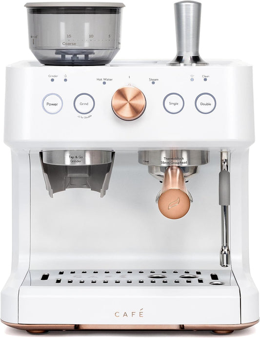 Café Bellissimo Semi Automatic Espresso Machine + Milk Frother