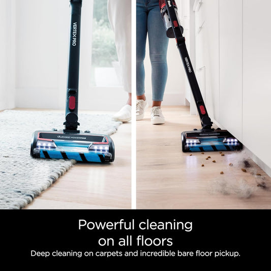 Shark IZ662H Cordless Vertex Pro Lightweight Cordless Stick Vacuum with Duo Clean Power Fins, Red