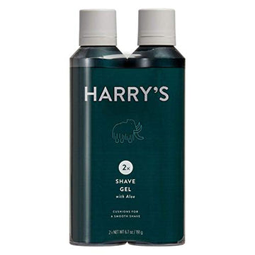 Harry's Men's Foaming Shave Gel with Aloe Scented with Amber, Lavender- 2 Packs